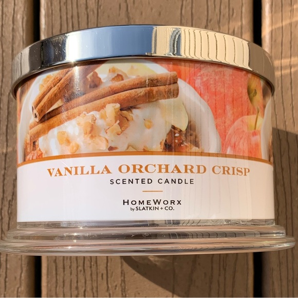 🆕VANILLA ORCHARD CRISP HARRY SLATKIN HOMEWORX 4 WICK 18oz CANDLE NWTS!!! - Picture 1 of 5